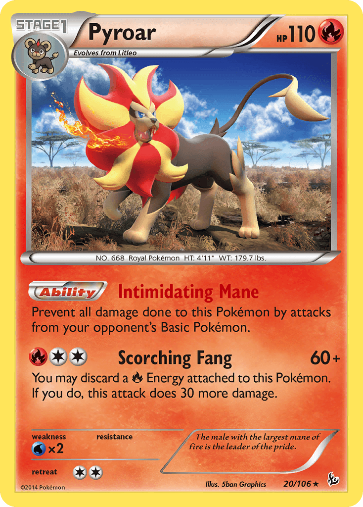 Pyroar XY2-20