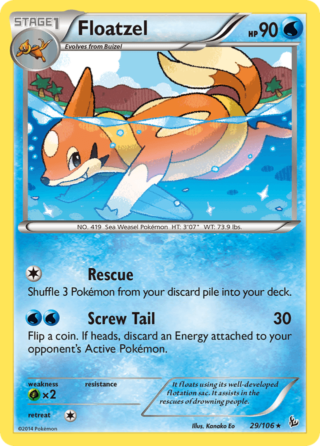 Floatzel XY2-29