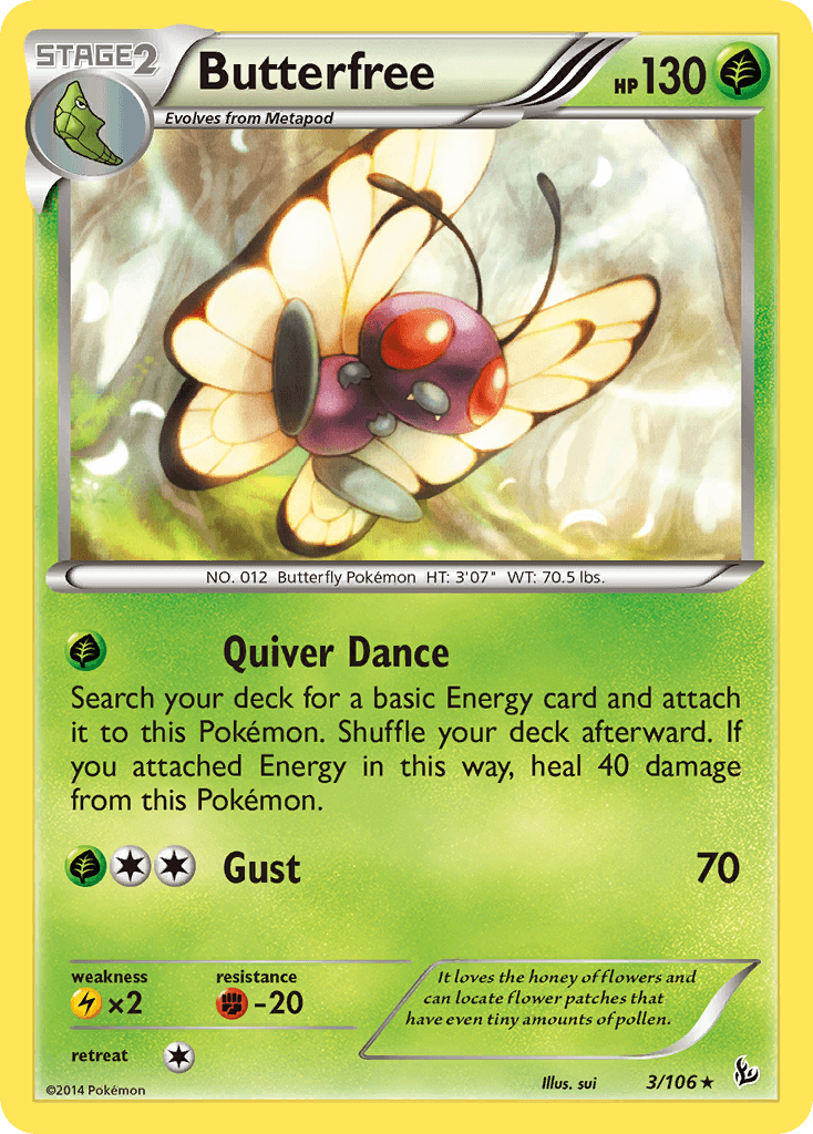Butterfree XY2-3