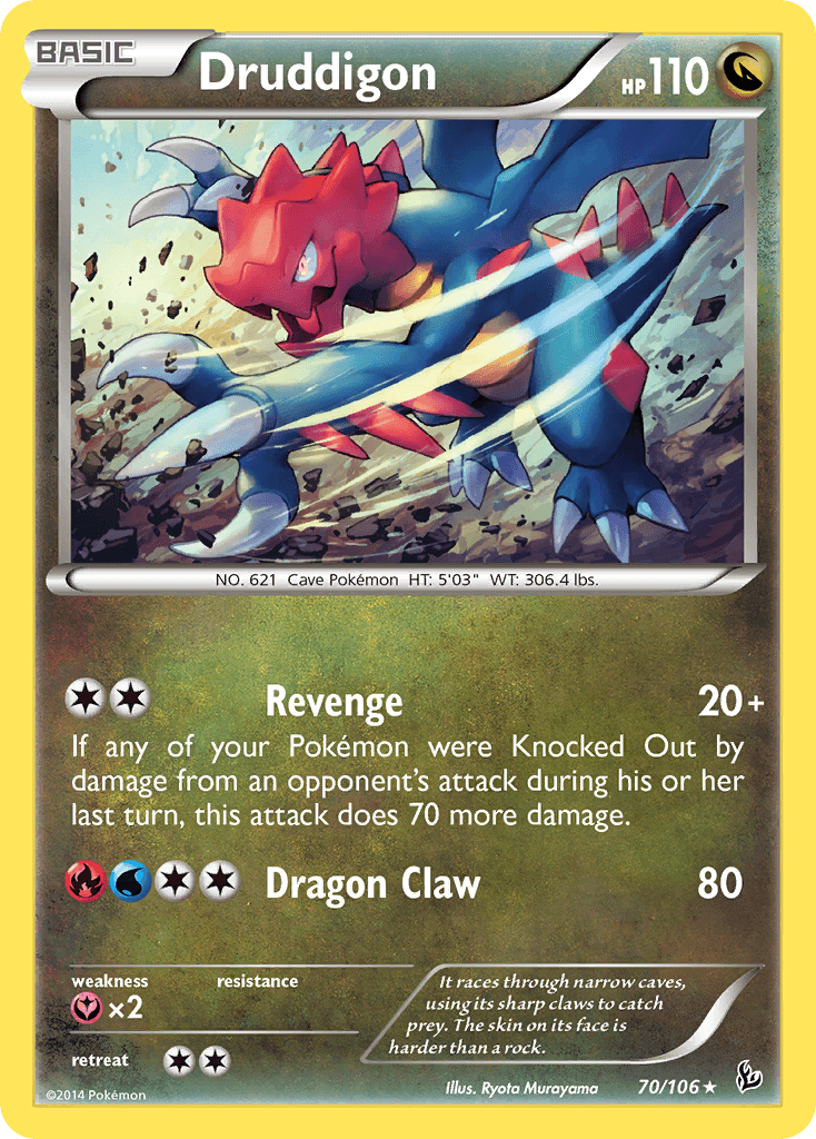 Druddigon XY2-70