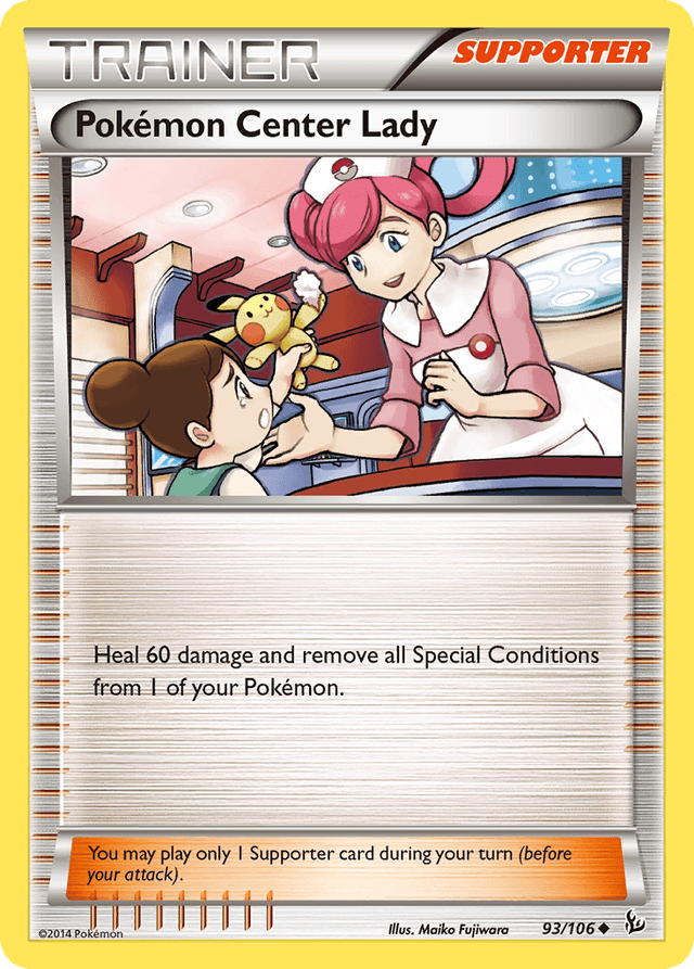 Pokémon Center Lady XY2-93