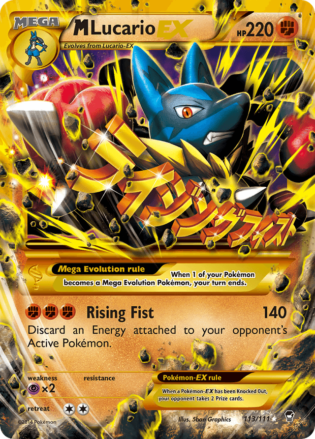 M Lucario-EX XY3-113