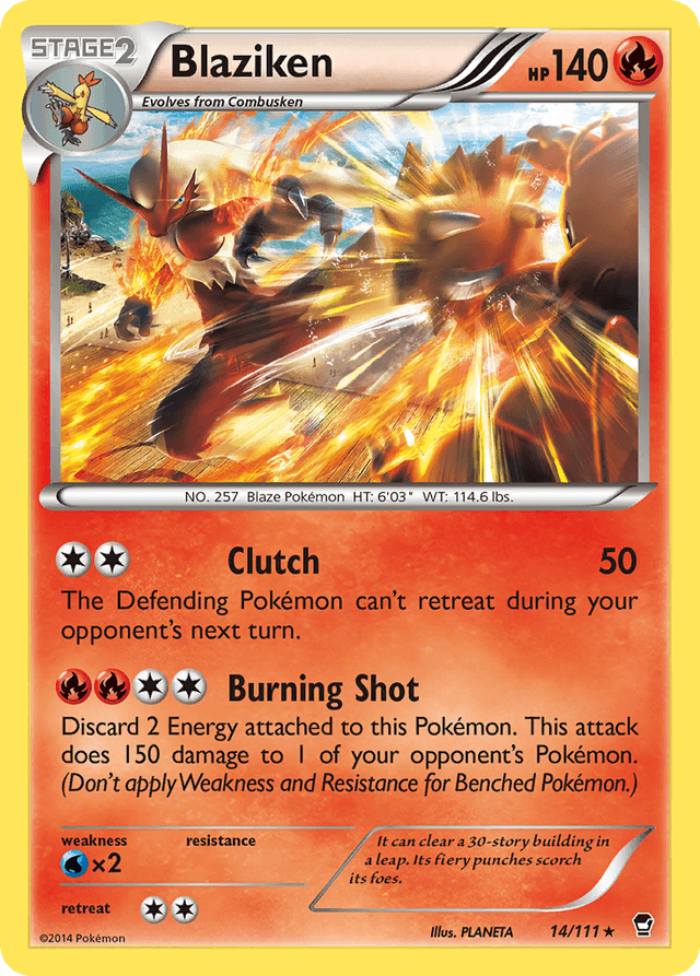 Blaziken XY3-14