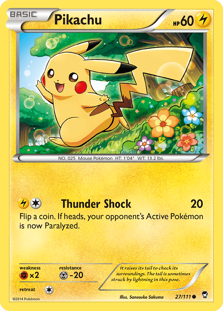 Pikachu XY3-27