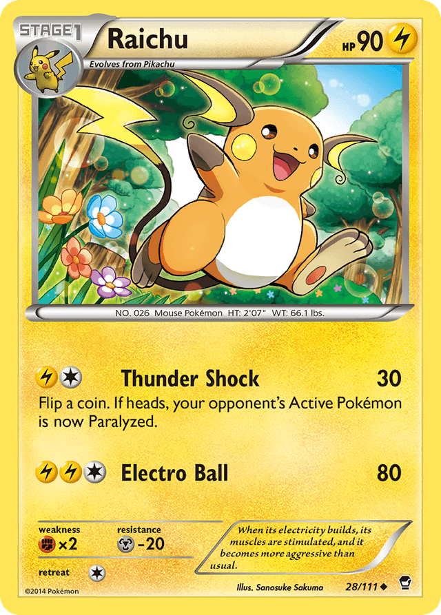 Raichu XY3-28