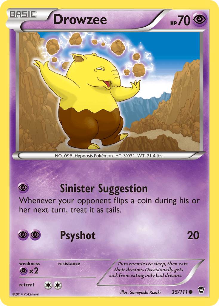 Drowzee XY3-35