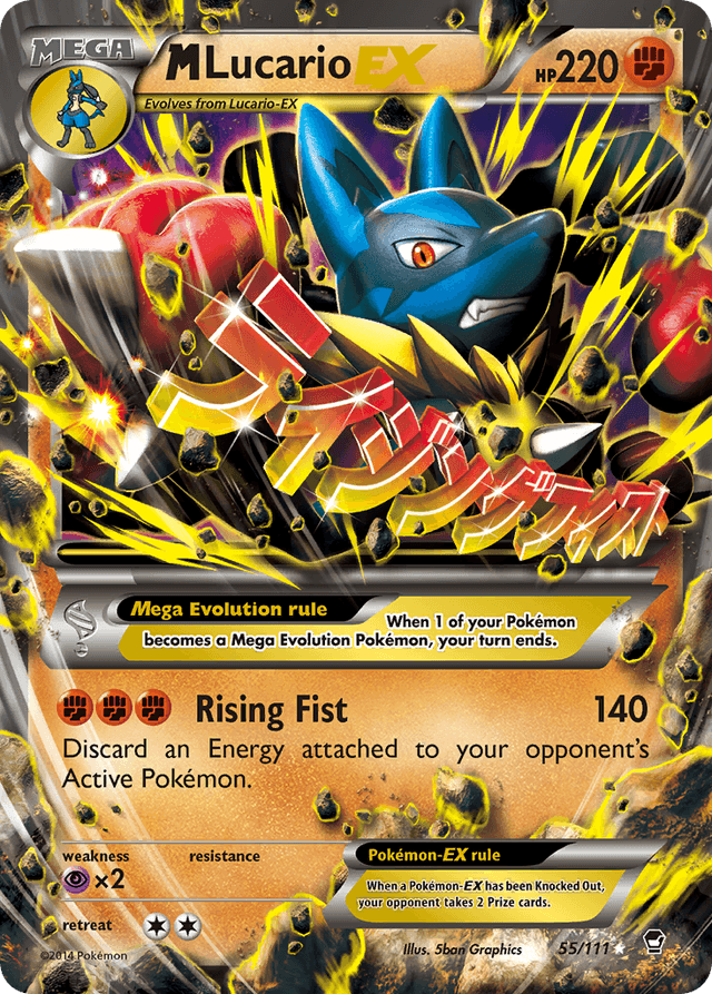 M Lucario-EX XY3-55