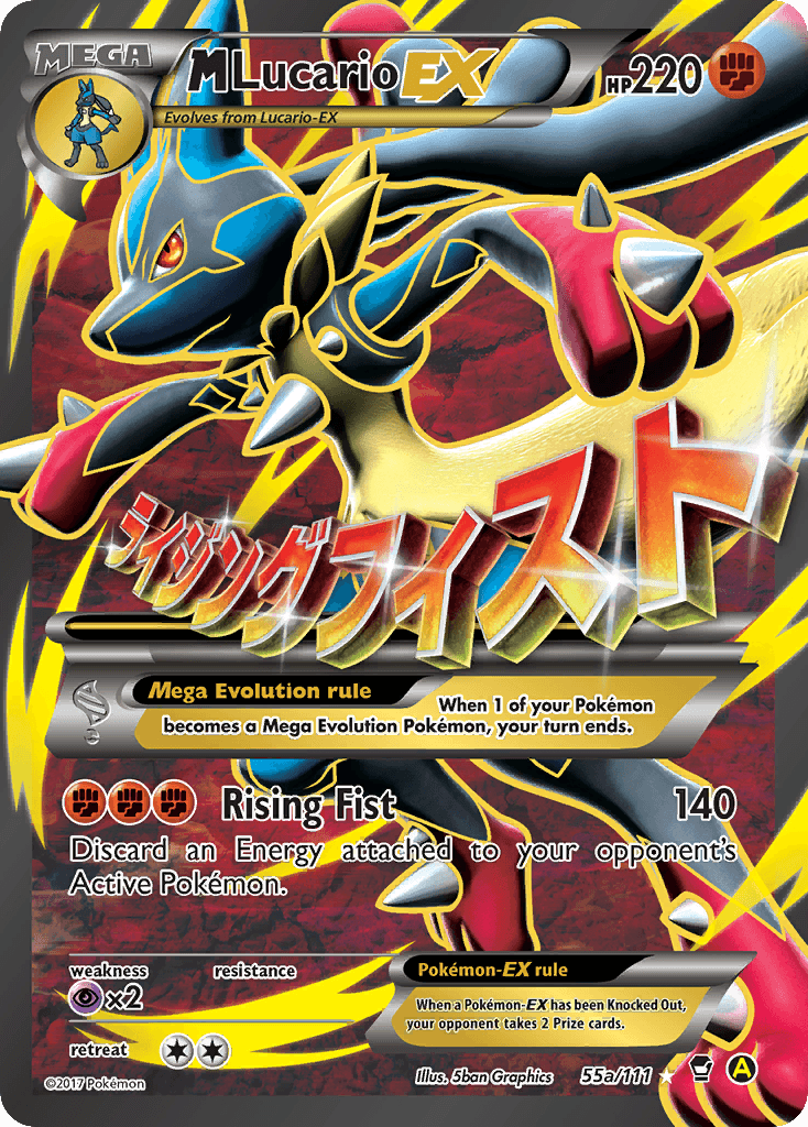 M Lucario-EX XY3-55a