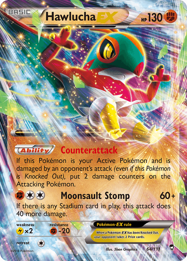 Hawlucha-EX XY3-64