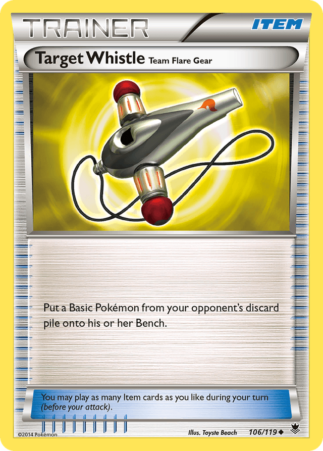 Target Whistle Team Flare Gear XY4-106