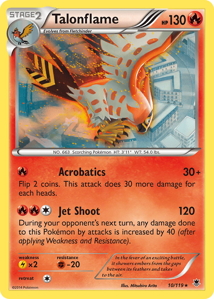 Talonflame XY4-10