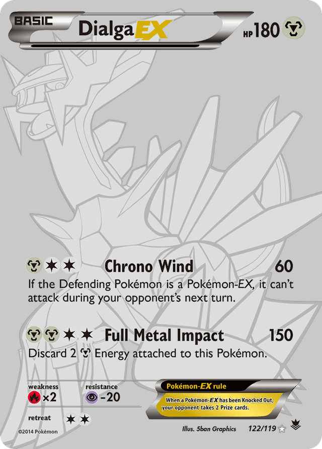 Dialga-EX XY4-122