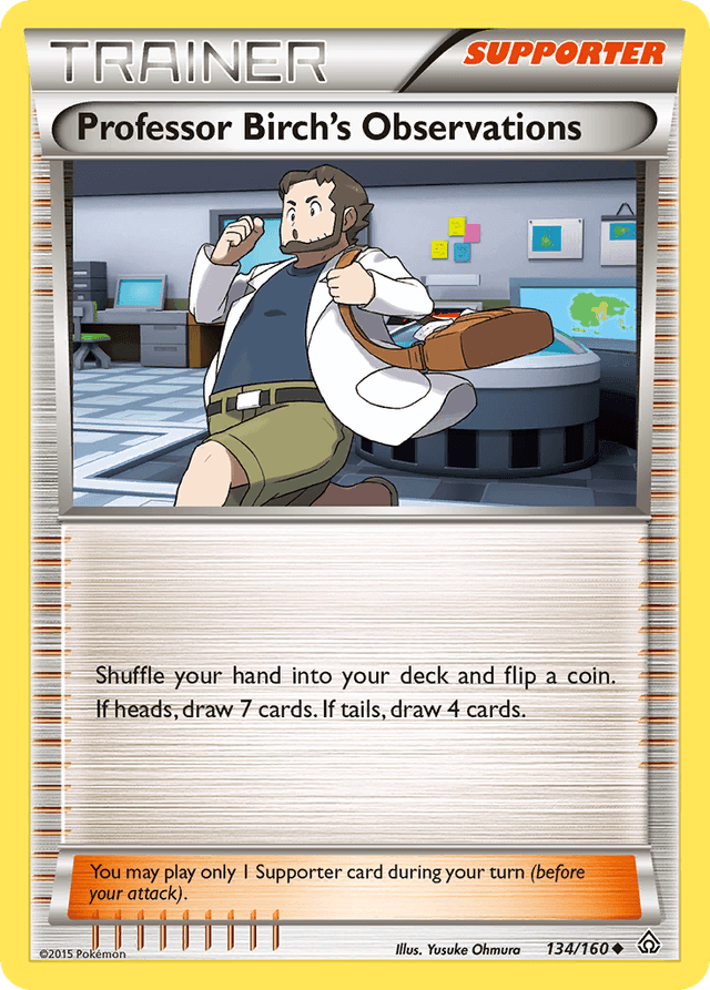 Professor Birch's Observations XY5-134