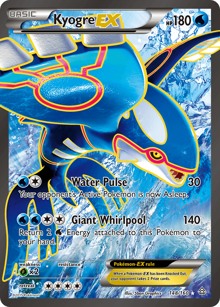 Kyogre-EX XY5-148