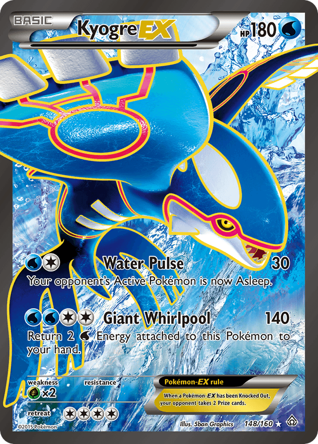 Kyogre-EX XY5-148