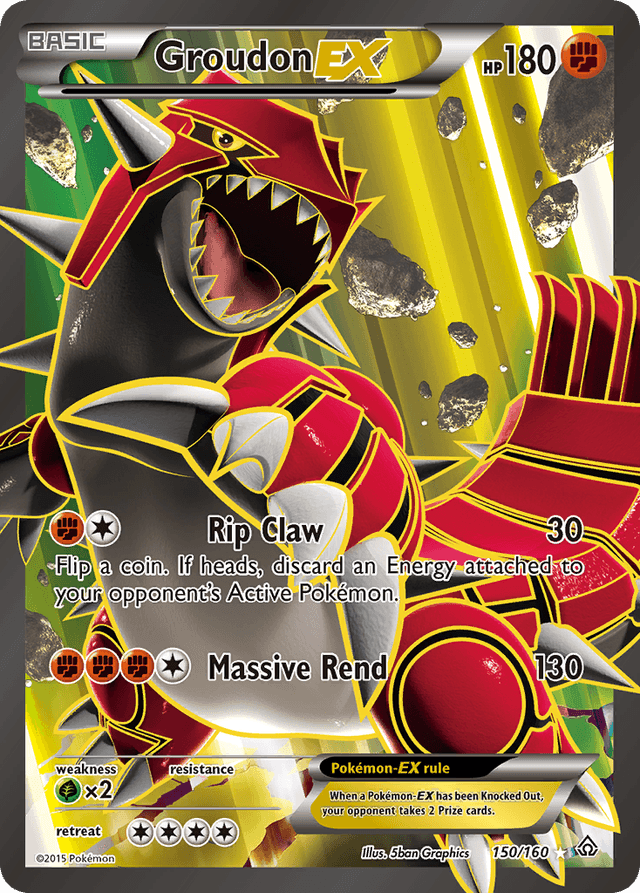 Groudon-EX XY5-150