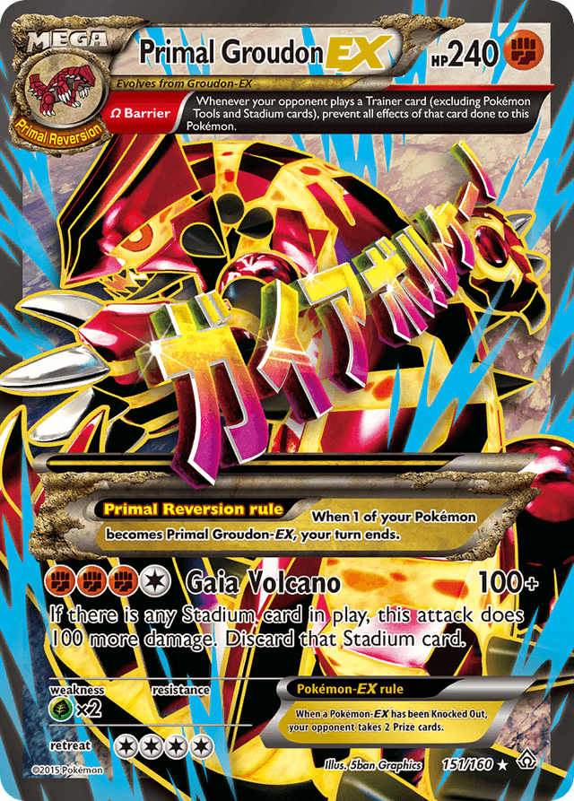 Primal Groudon-EX XY5-151