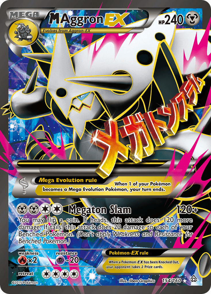 M Aggron-EX XY5-154