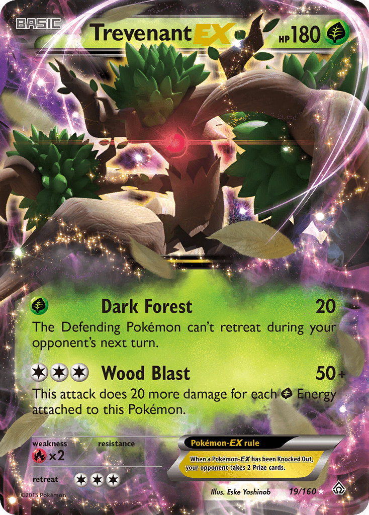 Trevenant-EX XY5-19