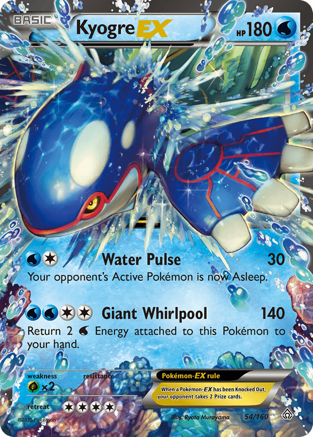 Kyogre-EX XY5-54
