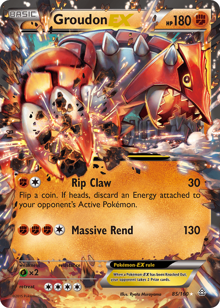Groudon-EX XY5-85