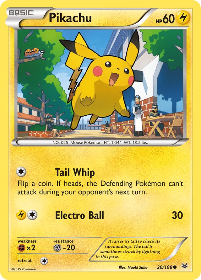 Pikachu XY6-20