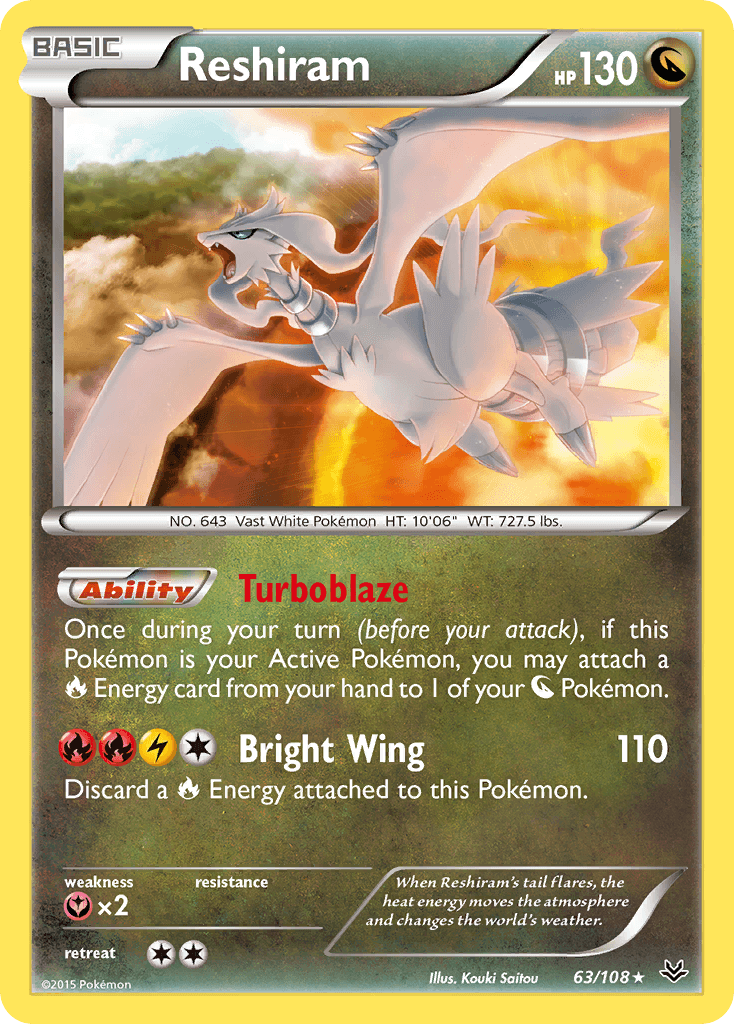 Reshiram XY6-63