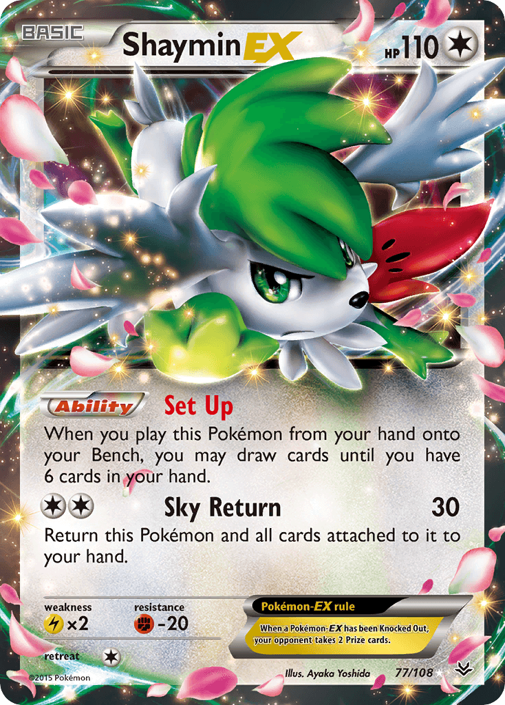 Shaymin-EX XY6-77