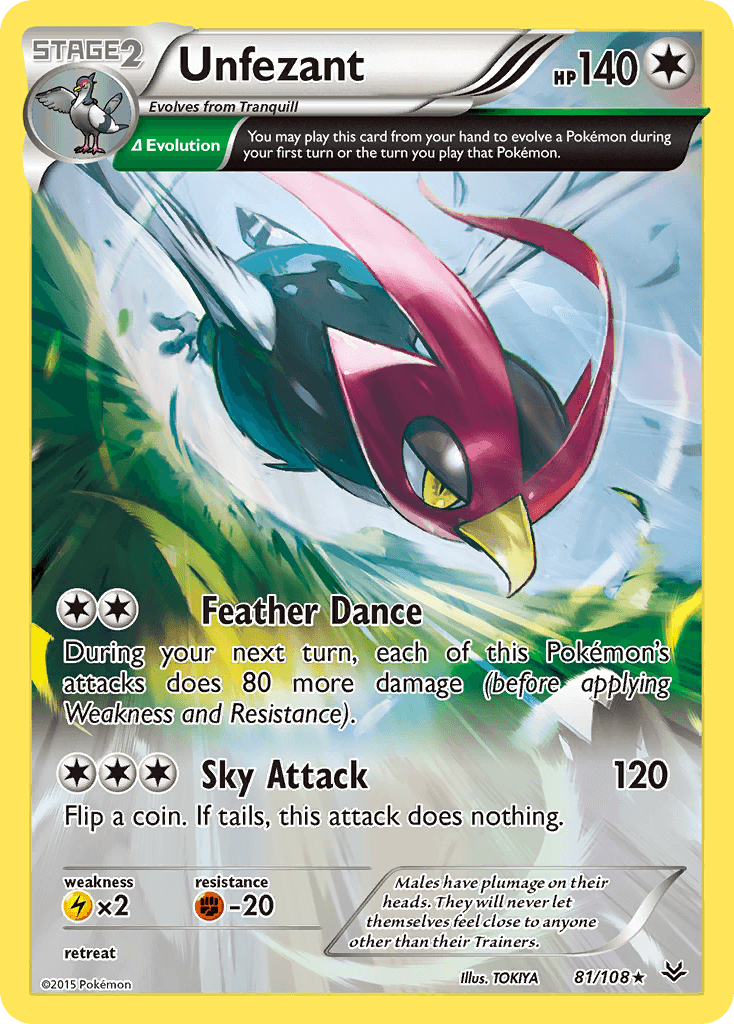 Unfezant XY6-81
