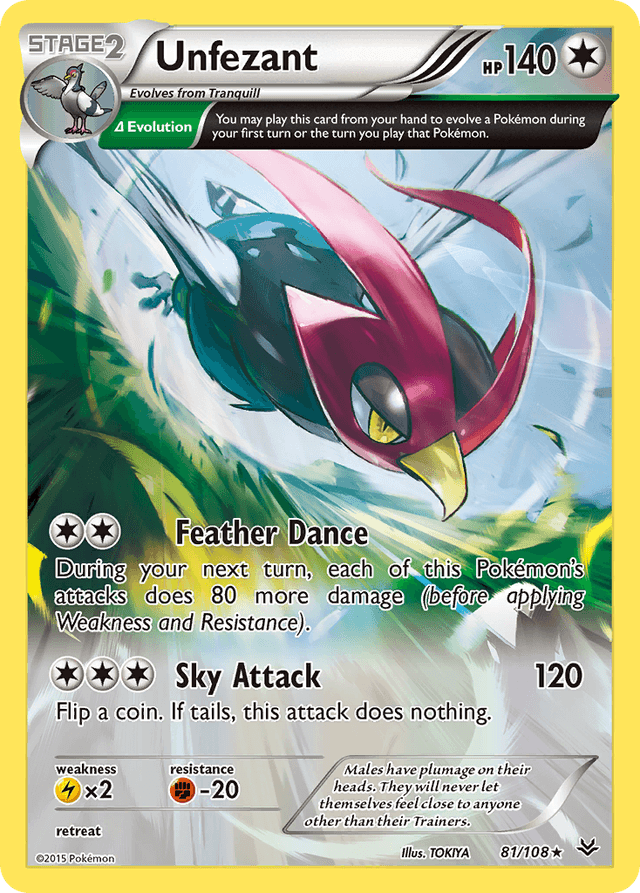 Unfezant XY6-81