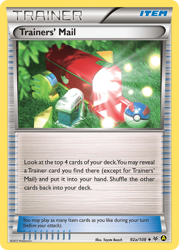 Trainers' Mail XY6-92a
