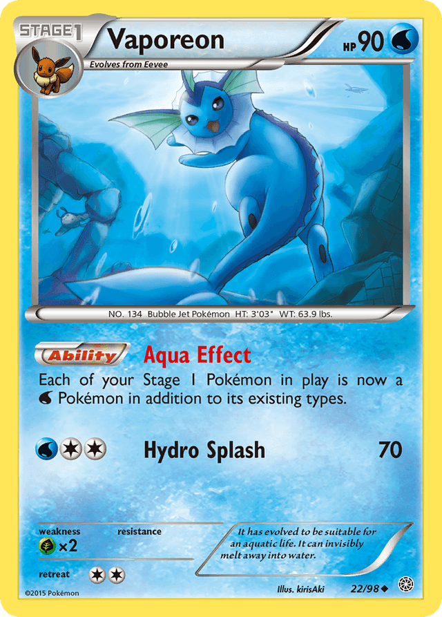 Vaporeon XY7-22