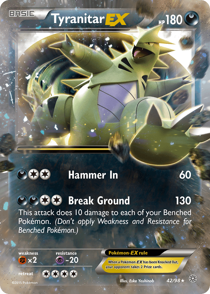 Tyranitar-EX XY7-42