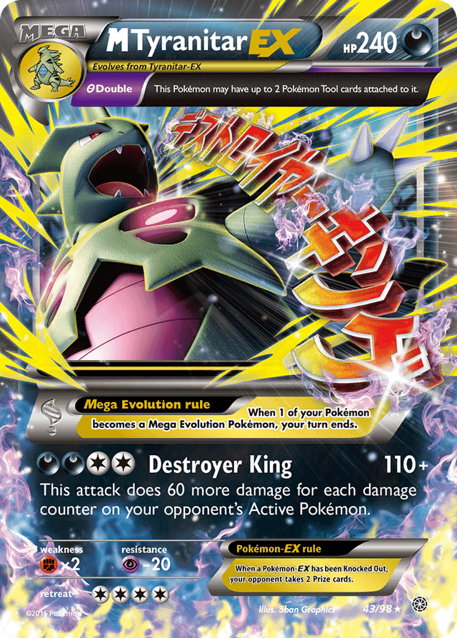 M Tyranitar-EX XY7-43