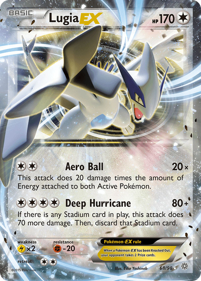 Lugia-EX XY7-68
