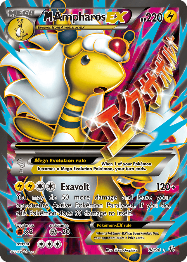 M Ampharos-EX XY7-88
