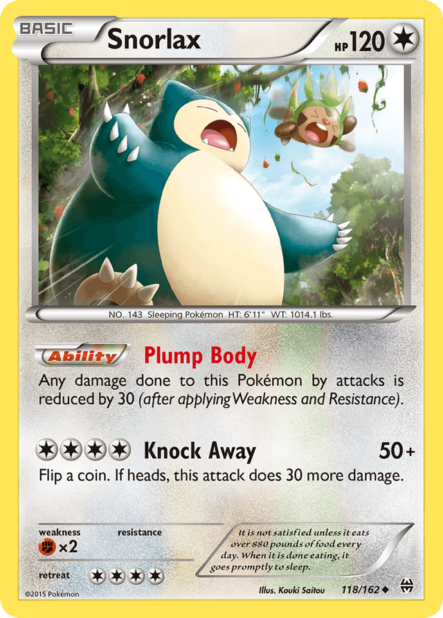Snorlax XY8-118