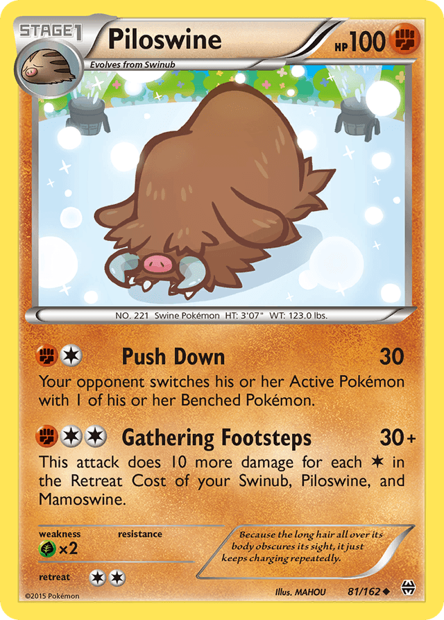 Piloswine XY8-81