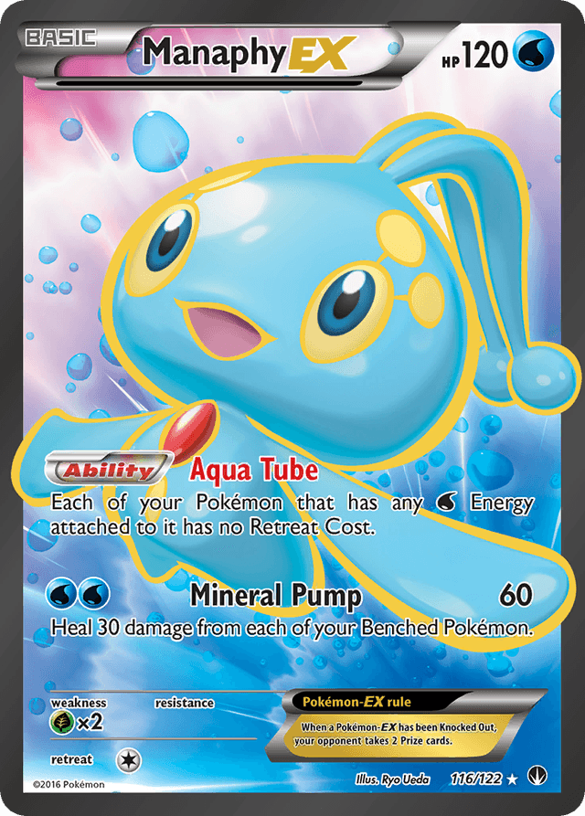 Manaphy-EX XY9-116