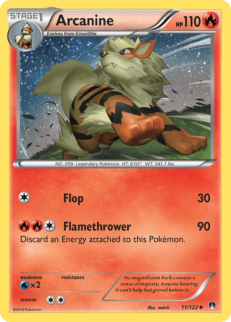 Arcanine XY9-11