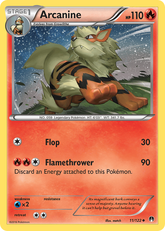 Arcanine XY9-11