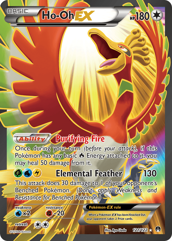 Ho-Oh-EX XY9-121
