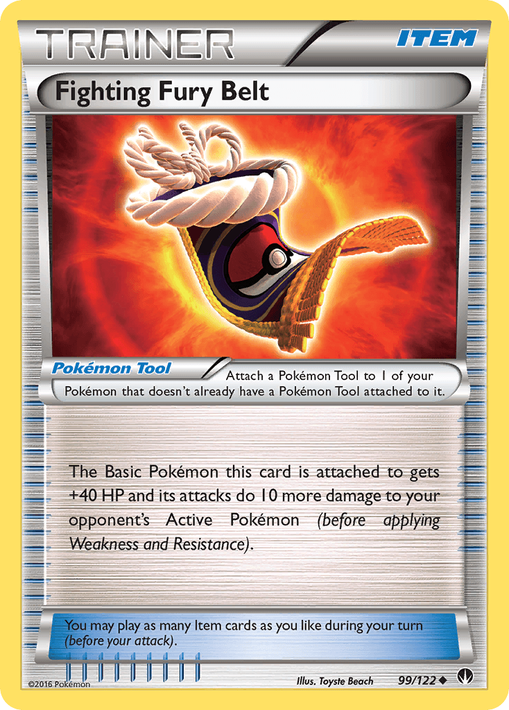 Fighting Fury Belt XY9-99