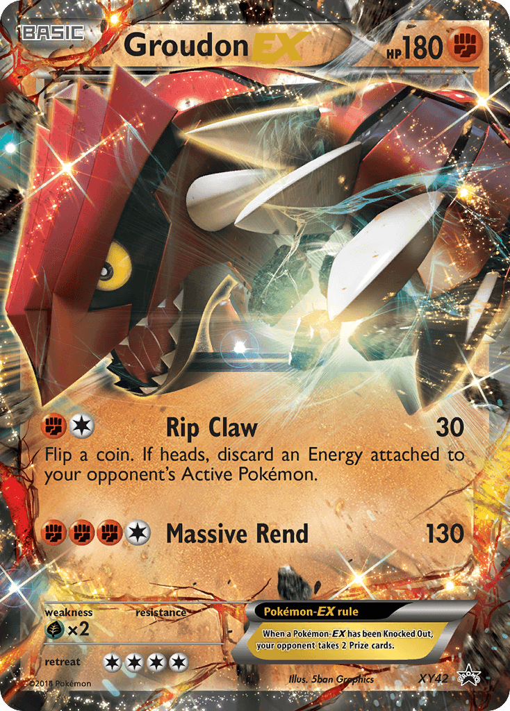 Groudon-EX XYP-XY42