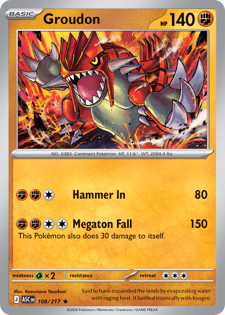 Groudon ME2PT5-108
