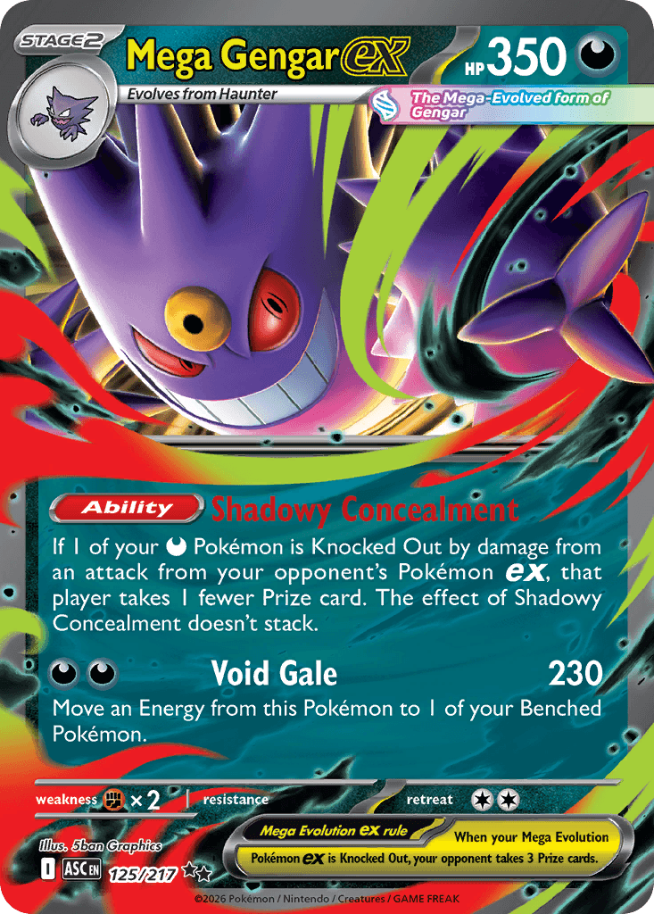 Mega Gengar ex ME2PT5-125