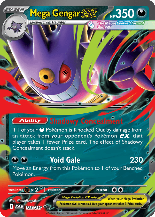 Mega Gengar ex ME2PT5-125