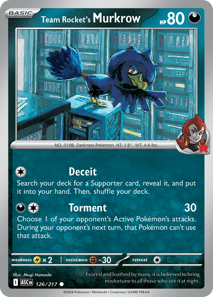 Team Rocket's Murkrow ME2PT5-126
