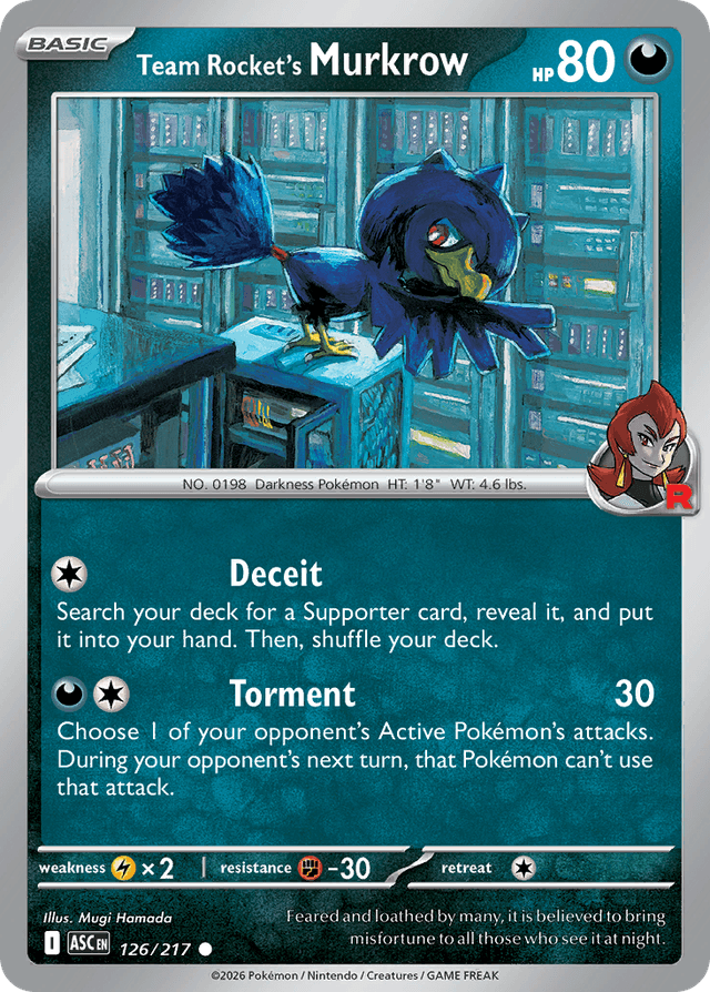 Team Rocket's Murkrow ME2PT5-126