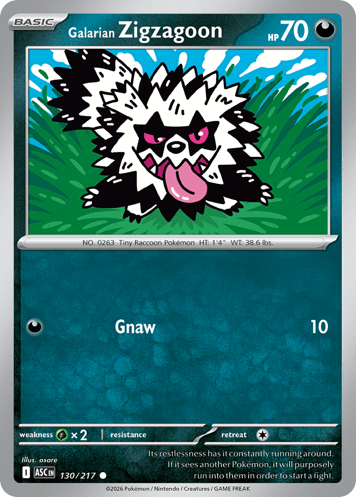 Galarian Zigzagoon ME2PT5-130